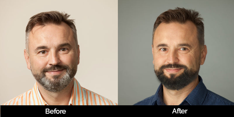 Instant Hair & Beard Dye Shampoo – Twin Pack