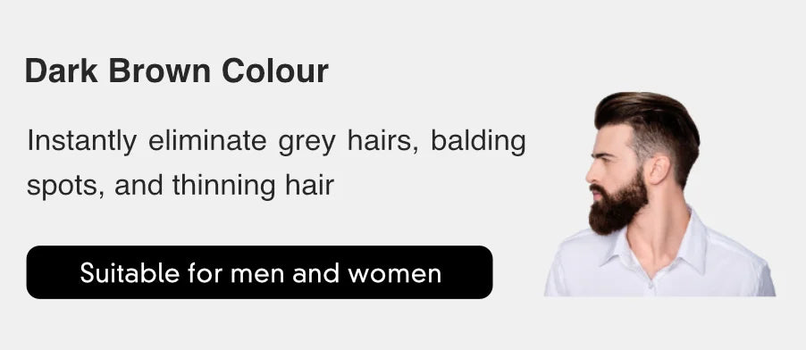 Hair Root Concealer for grey hairs and hair loss - Unisex - By London Hair Architects Dark Brown info