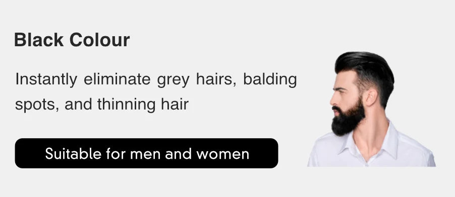 Hair Root Concealer for grey hairs and hair loss - Unisex - By London Hair Architects Black info